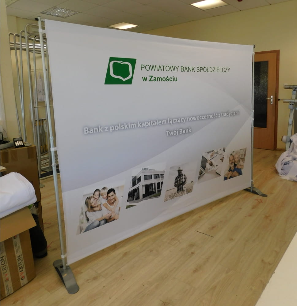 Pegasus Banner stand 1500-2410mm with single-sided printout