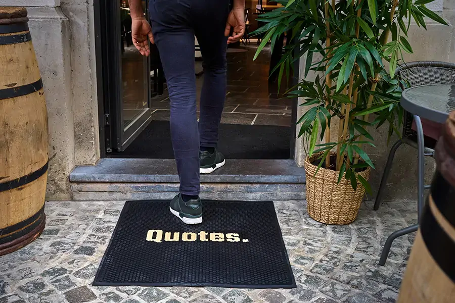 Gumová rohož, podlahová rohož