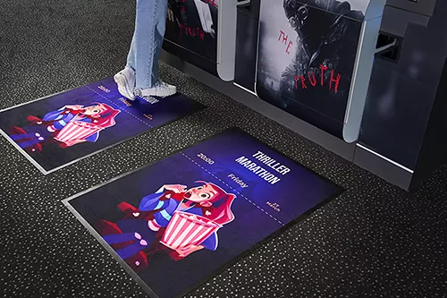 Promo koberec s logem, podlahová rohož Promo Star